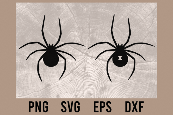 Download Spider Silhouette Cut Files | PNG, SVG - Silhouette cut files Collection
