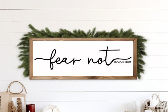 Download Fear Not Christian Wood Sign Svg - Wood sign svg Collection