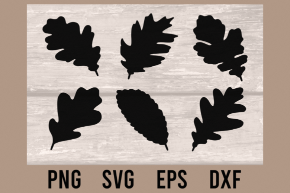 Download Oak Leaf Silhouette Cut Files | PNG, SVG - Silhouette cut files Collection