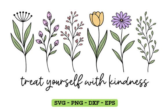 Download Floral Self Love SVG PNG Kindness - Self love svg Collection